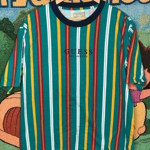 Guess Originals Los Angeles Vertical Stripe Tee